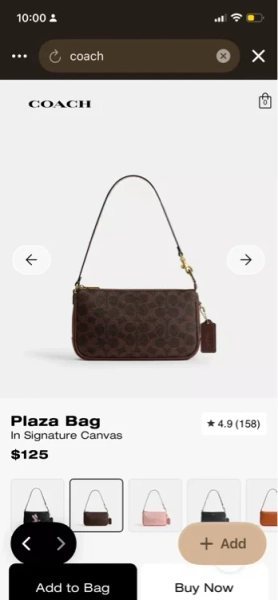 Plaza Bag In Signature Canvas
