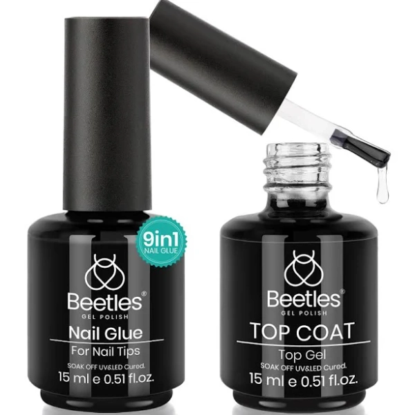 Beetles Nail Glue and Top Coat