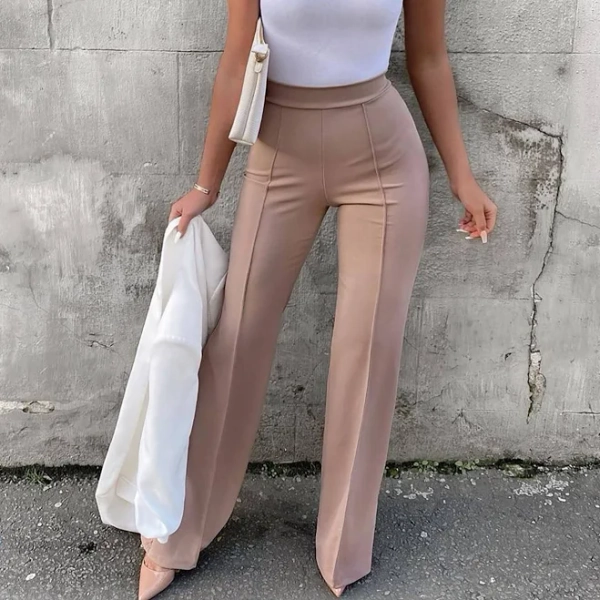 Fashion Nova Victoria High-Waisted Dress Pants