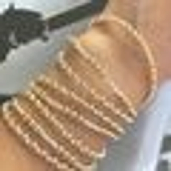 Zircon and beads bracelet - Style 2
