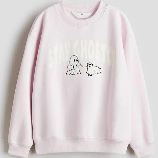 H&M Girls Sweatshirt with Motif