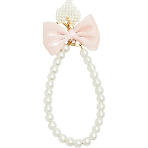 Bowknot Pearl Phone Charm