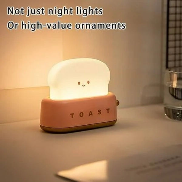 Cute Toast Bread LED Table Lamp