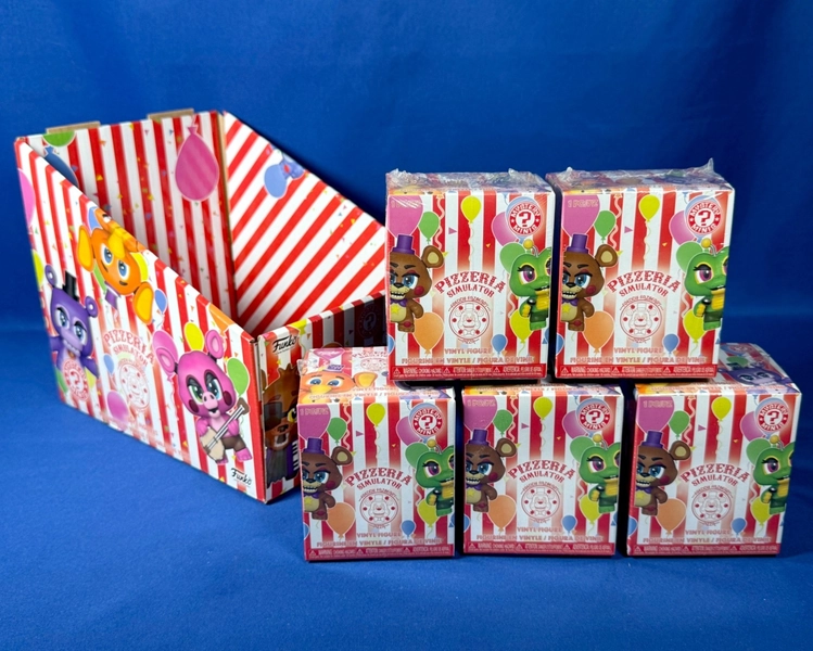 FIVE NIGHTS FREDDY'S Mystery Minis PIZZERIA SIMULATOR 5 Figure BLIND Display Box