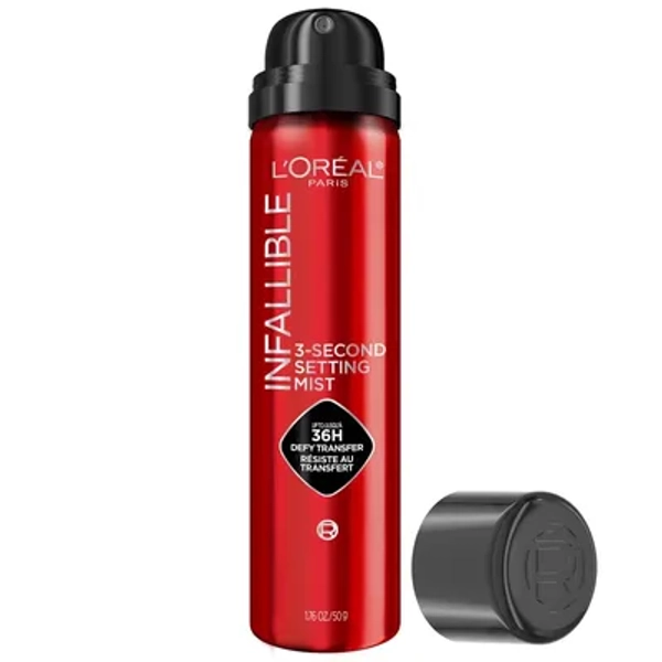 L'Oreal Paris Infallible 3-Second Up to 36HR Wear Setting Spray - 1.76oz: Makeup Setting, Normal to Combination Skin