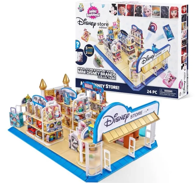 5 Surprise Disney Store Mini Brands Playset
