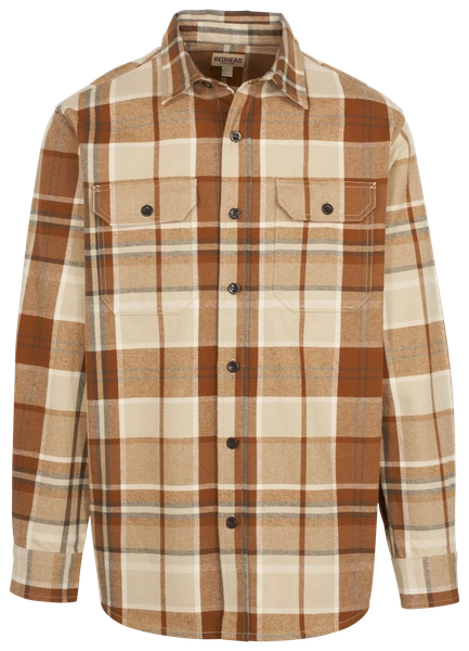 RedHead Brownsboro Brawny Flannel Long-Sleeve Shirt for Men