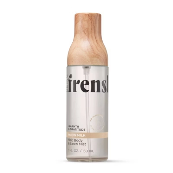 Being Frenshe Moon Milk Women's Hair, Body & Linen Mist Body Spray with Essential Oils - 5oz: Paraben-Free, Spicy Scent
