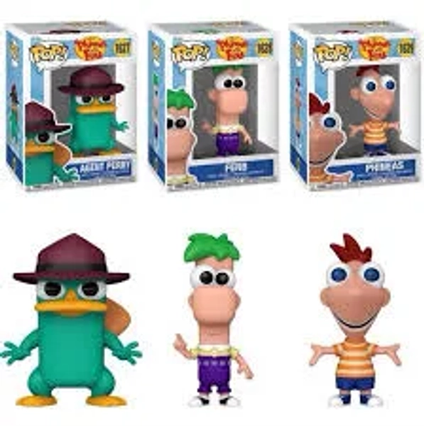 Phineas and Ferb FUNKO POP! Lot of 3