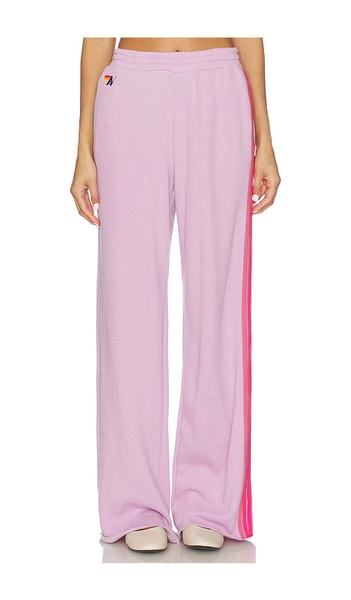 5 Stripe Wide Leg Pocket Sweatpant