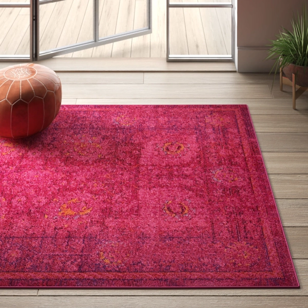 Nadene Washable Oriental Indoor Rug