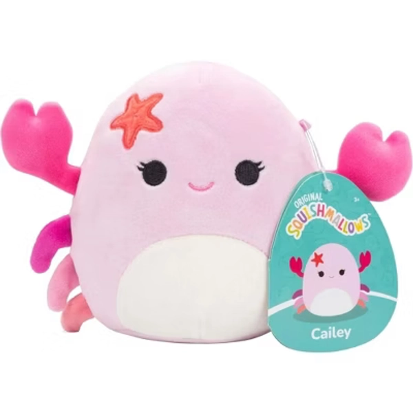 Squishmallows 5-Inch Cailey The Crab - Official Jazwares Little Plush- Collectible Soft & Squishy Mini Stuffed Animal Toy- Gift for Kids, Girls & Boys