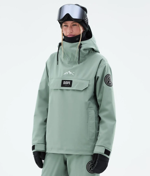Dope Blizzard W Ski Jacket Women Faded Green