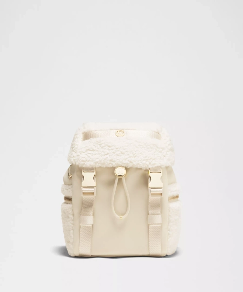 Wunderlust Backpack Mini 3L *Fleece - Natural Ivory/Light Ivory - ONE SIZE