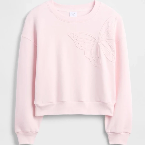 Gap Factory Girls' Kids Oversized Gap Graphic Sweatshirt