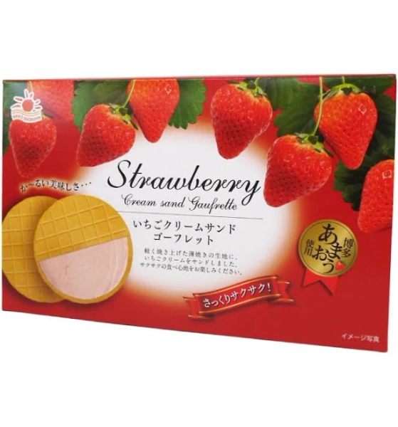 Marutou Strawberry Gaufrette