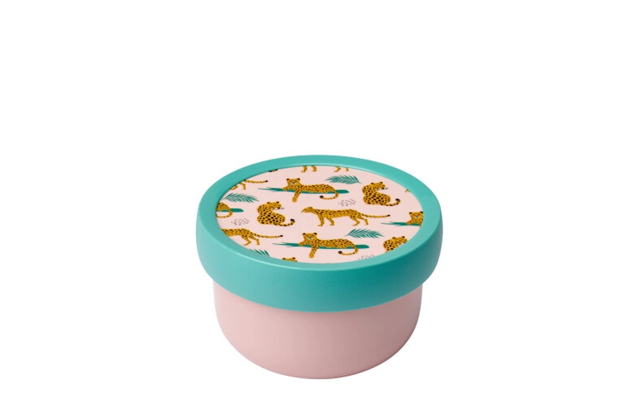 Campus Fruchtbox 300 ml mit Gabel - Leopard