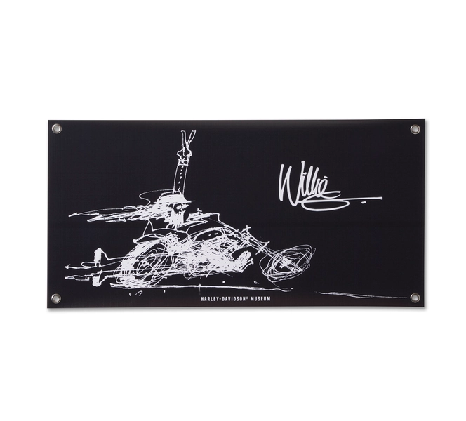 Willie G Peace Guy Banner | Harley-Davidson USA