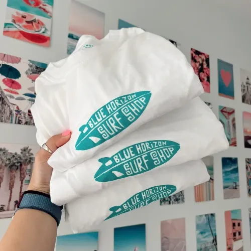 Chasing the Stoke Puff-Print Tee