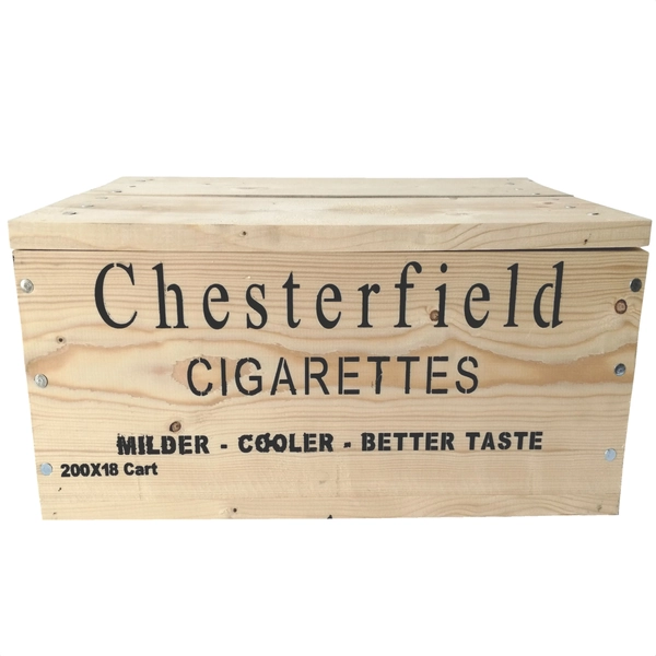 Chesterfield Cigarette Crate
