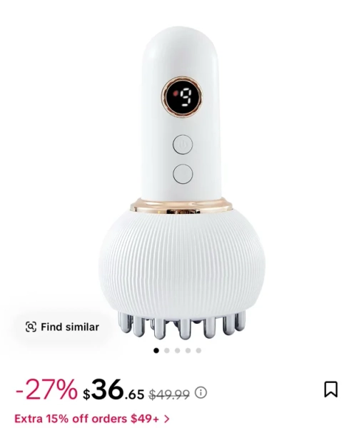 Handheld Body Massager for Legs & Belly - Lymphatic Drainage | Black Friday Sale TikTok Shop
