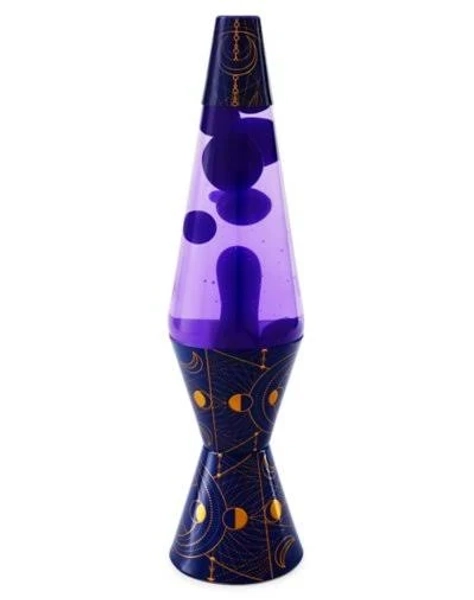 Spencer's 14.5 inch Blue and Purple Moon Phases Lava Lamp