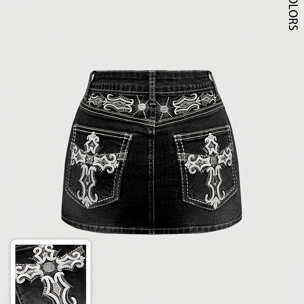 Women's Denim Mini Skirt