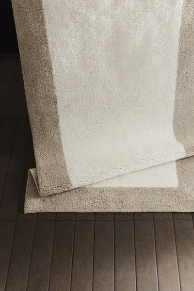 Tapis de bain tufté - Grège