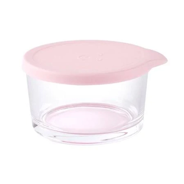 Glass Food Storage Bowl with Lid - 8oz Small Sealed Container for Snacks, Yogurt & Dips | Microwave Safe Borosilicate Glass | Leakproof Lunch Box |