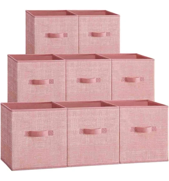 SONGMICS Set of 8 Foldable Storage Cubes