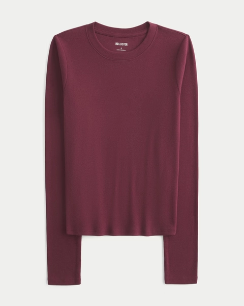 Long-Sleeve Crew Baby Tee