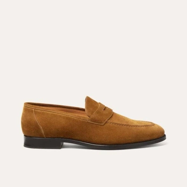 Loro Piana Sergio Walk Suede Loafers