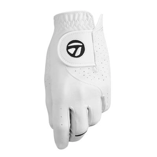 Men's Stratus Tech Golf Glove in White | Size: Small | TaylorMade Golf