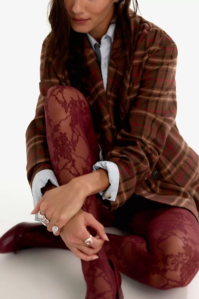 Swedish Stockings x Free People Lena Lace Tights