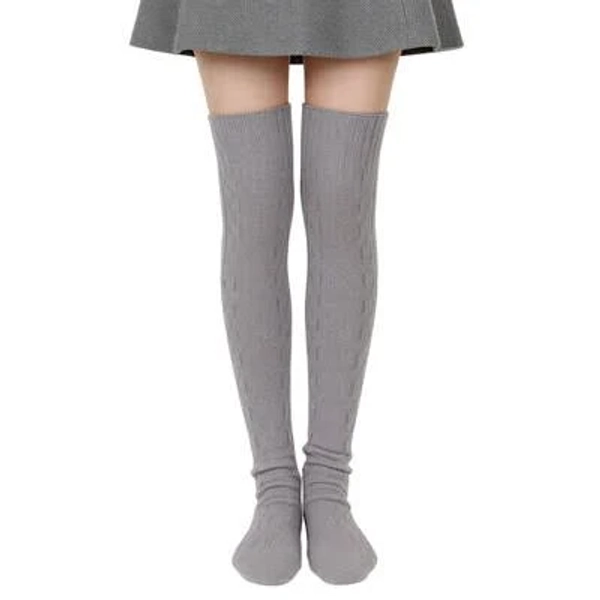Wrapables Women's Over The Knee Thigh High Boot Socks