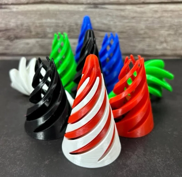 Fidget Toy | Fidget Spiral | 3D Printed in Custom Colors