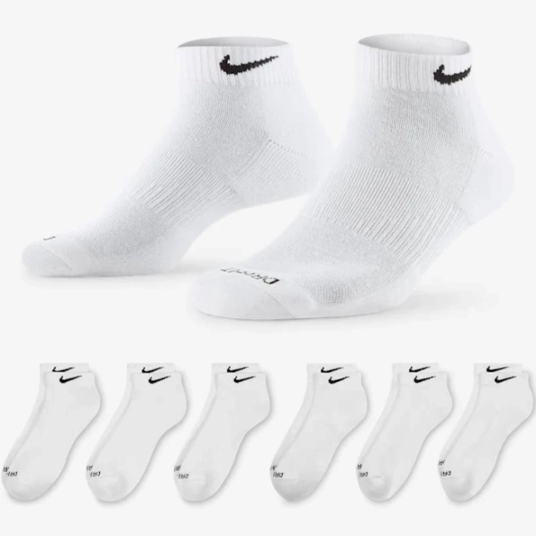 Nike Men's Everyday Plus Cushioned Training Low Socks
