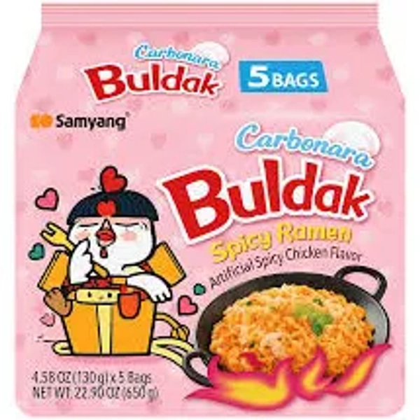 Samyang Buldak Hot Chicken Ramen Carbonara