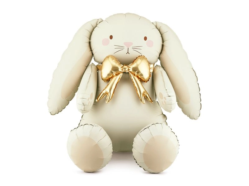 Buy Party Deco 74x84 cm Cream Bunny Head Foil Balloon (Pack Of 5 ****PRE ORDER ONLY**** | Balloons4u