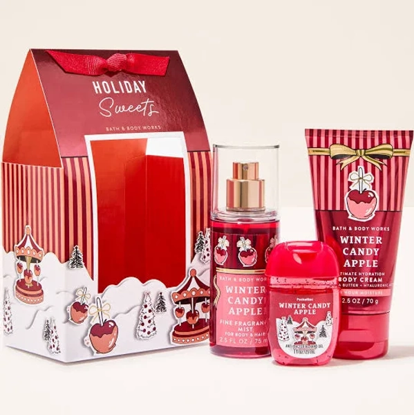 Bath & Body Works Winter Candy Apple Gift Set