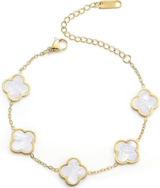 Classic Gold Clover Bracelet