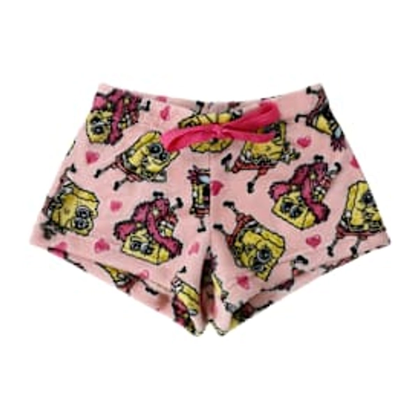 Juniors Printed Plush Short