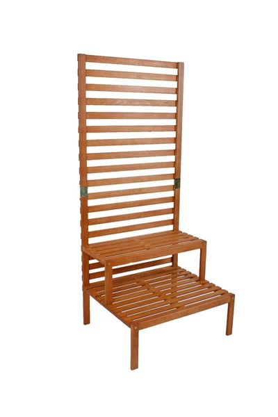 Sichtschutz mit Pflanztreppe ca.76x180x66cm Eukalyptusholz online kaufen ➤ mömax