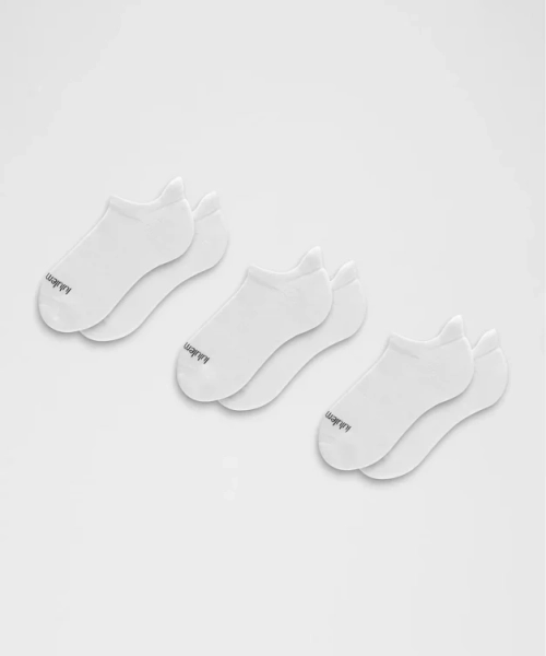 Unisex Daily Essential Tab Socks *3 Pack - Black - S