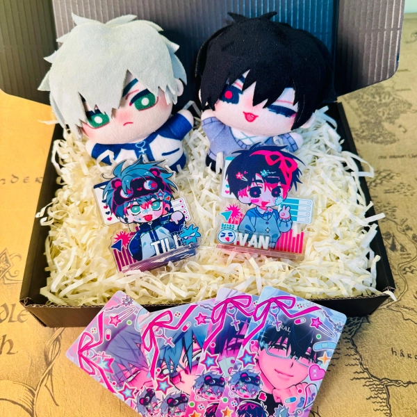 Alien Stage Plush Gift Box, Ivan & Till 10cm Plush Doll Gift set