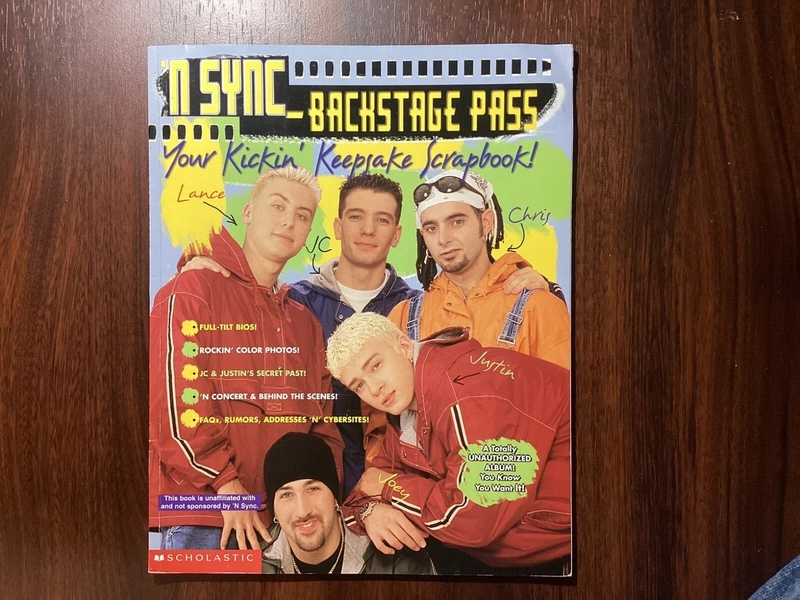 NSYNC Backstage Pass Magazine - Your Kickin’ Keepsake Scrapbook - Feb 1999 