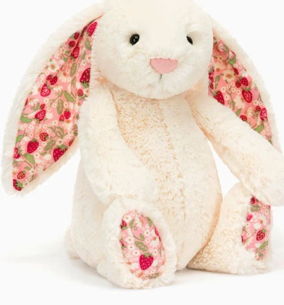 Jellycat Bashful Cream Berry Bunny Little