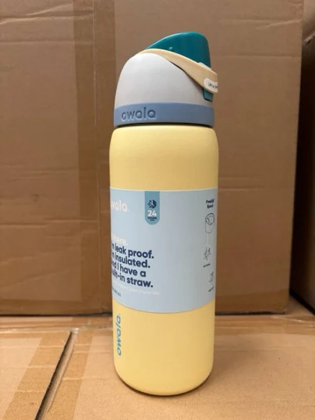Yellow Owala 32oz Water Bottle Limited Edition sip
