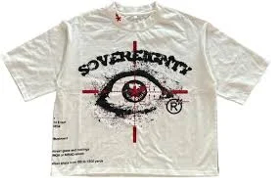 Emo Grunge T Shirts Summer Rapper Graphic Tees Unisexoversized Short Sleeve Y2k Shirt