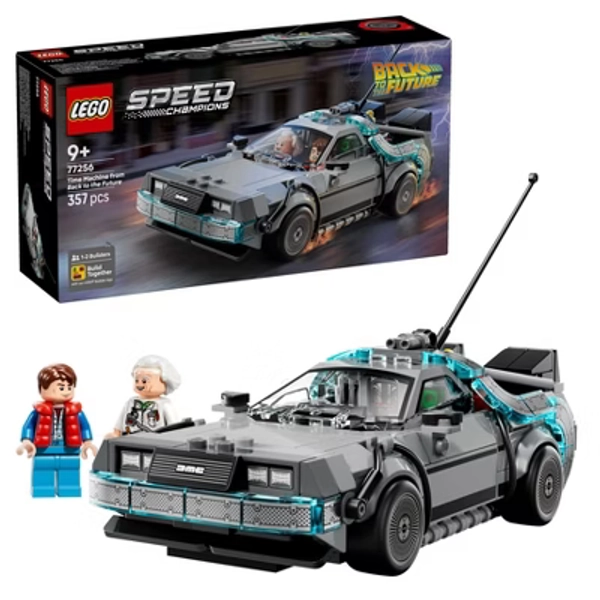 LEGO Speed Champions Time Machine from Back to the Future - Father's Day Gift - 77256